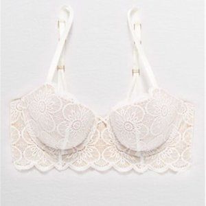 Aerie Real Power Balconette Lightly Lined Bra